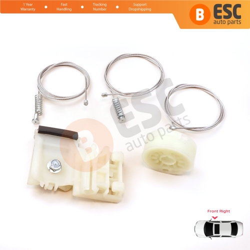 Window Regulator Repair Set Front Right for Hyundai Tucson MK3 TL TLE 2015-2023 82481D3011