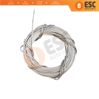 10 meter Window Regulator Repair Cable Steel Wire Rope 7x7 Diameter: 1.7 mm for Car Window Regulator
