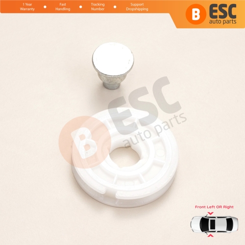 Front Window Regulator Repair Corner Cable Roller Pulley for Fiat Doblo MK1 MPV Van 119 223 2001-2010 51718403 51718404