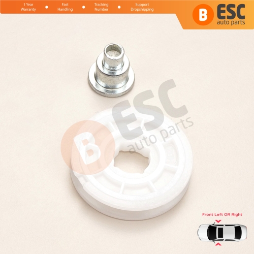 Front Window Regulator Repair Corner Cable Roller Pulley for Fiat Doblo MK1 MPV Van 119 223 2001-2010 51718403 51718404