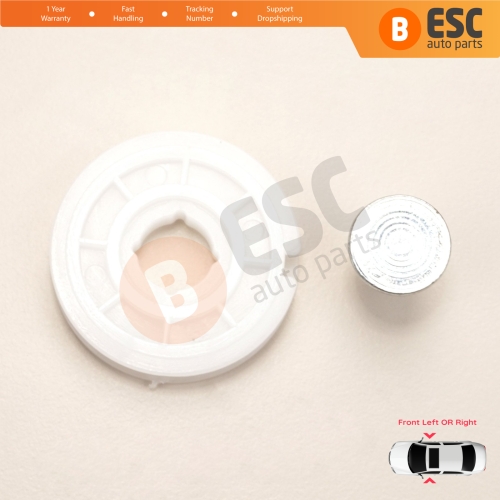 Front Window Regulator Repair Corner Cable Roller Pulley for Fiat Doblo MK1 MPV Van 119 223 2001-2010 51718403 51718404