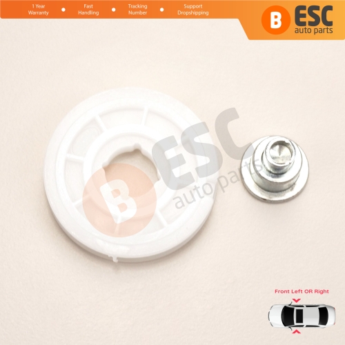 Front Window Regulator Repair Corner Cable Roller Pulley for Fiat Doblo MK1 MPV Van 119 223 2001-2010 51718403 51718404