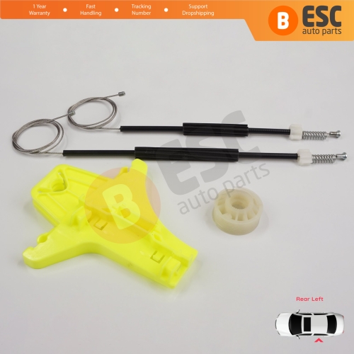 Window Regulator Repair Kit Rear Left for VW Golf MK7 5G 2012-2021 5-Door 5G4839461