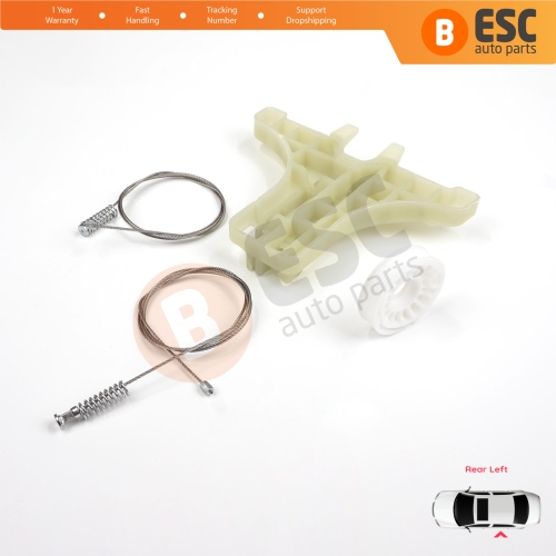 Power Window Regulator Repair Set Rear Left for Kia Sportage MK3 SL 2010-2015 834713W000