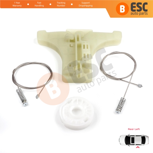 Power Window Regulator Repair Set Rear Left for Kia Sportage MK3 SL 2010-2015 834713W000