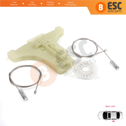 Power Window Regulator Repair Set Rear Left for Kia Sportage MK3 SL 2010-2015 834713W000