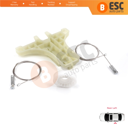 Power Window Regulator Repair Set Rear Left for Kia Sportage MK3 SL 2010-2015 834713W000