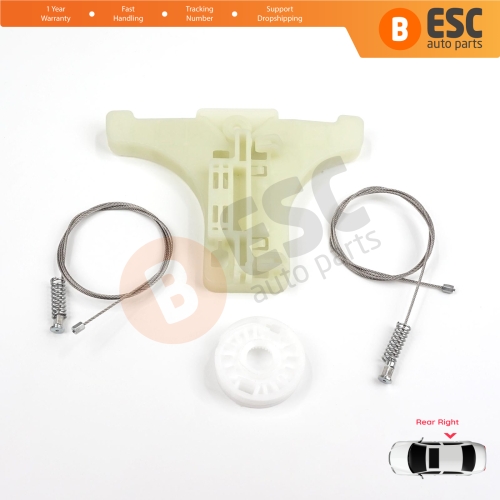 Power Window Regulator Repair Set Rear Right for Kia Sportage MK3 SL 2010-2015  834813W000
