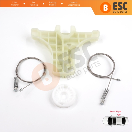 Power Window Regulator Repair Set Rear Right for Kia Sportage MK3 SL 2010-2015  834813W000