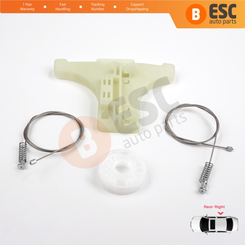 Power Window Regulator Repair Set Rear Right for Kia Sportage MK3 SL 2010-2015  834813W000