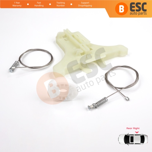 Power Window Regulator Repair Set Rear Right for Kia Sportage MK3 SL 2010-2015  834813W000