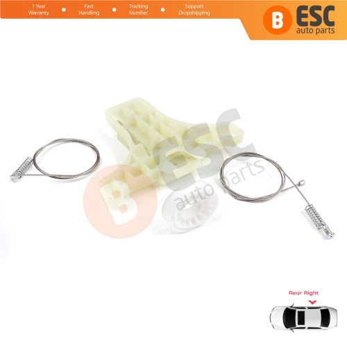 Power Window Regulator Repair Set Rear Right for Kia Sportage MK3 SL 2010-2015  834813W000