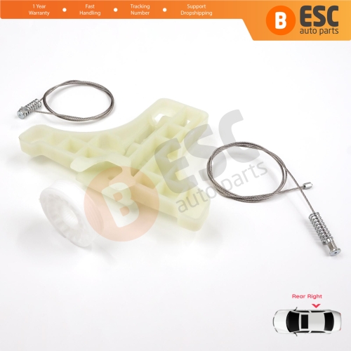 Power Window Regulator Repair Set Rear Right for Kia Sportage MK3 SL 2010-2015  834813W000