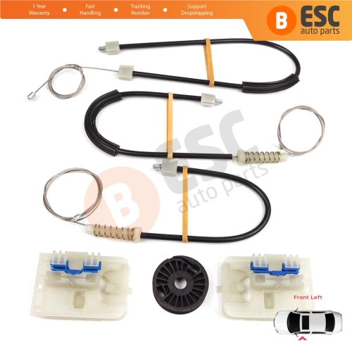 Power Window Regulator Repair Kit Front Left Door for VW Passat B8 3G CB Magotan B8L 3G0837461