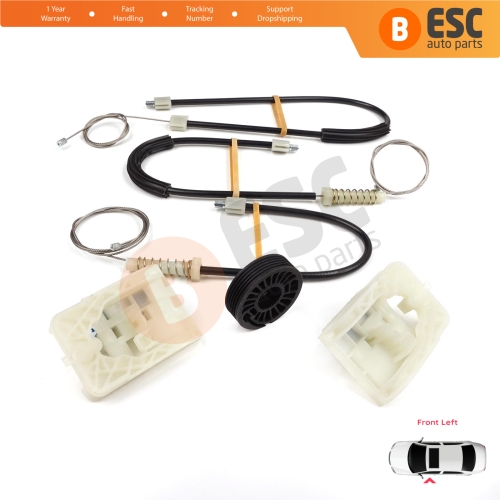 Power Window Regulator Repair Kit Front Left Door for VW Passat B8 3G CB Magotan B8L 3G0837461