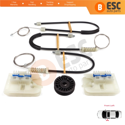 Power Window Regulator Repair Kit Front Left Door for VW Passat B8 3G CB Magotan B8L 3G0837461