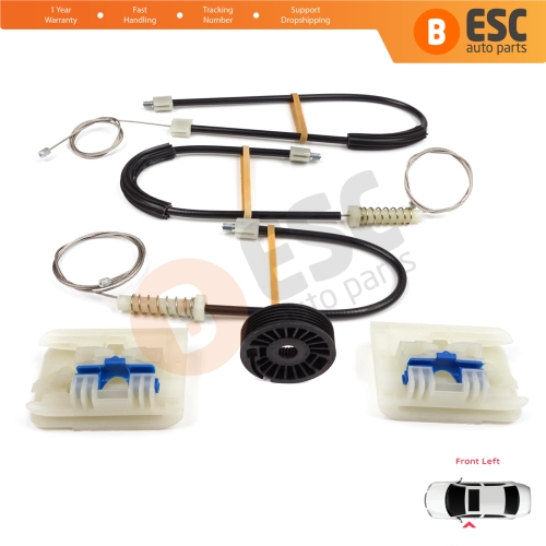 Power Window Regulator Repair Kit Front Left Door for VW Passat B8 3G CB Magotan B8L 3G0837461