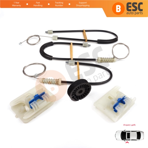 Power Window Regulator Repair Kit Front Left Door for VW Passat B8 3G CB Magotan B8L 3G0837461