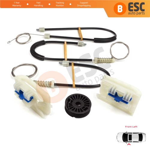 Power Window Regulator Repair Kit Front Left Door for VW Passat B8 3G CB Magotan B8L 3G0837461