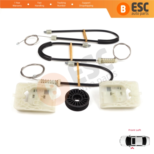 Power Window Regulator Repair Kit Front Left Door for VW Passat B8 3G CB Magotan B8L 3G0837461
