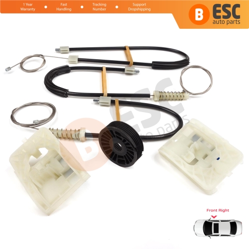 Power Window Regulator Repair Kit Front Right Door for VW Passat B8 3G CB Magotan B8L 3G0837462