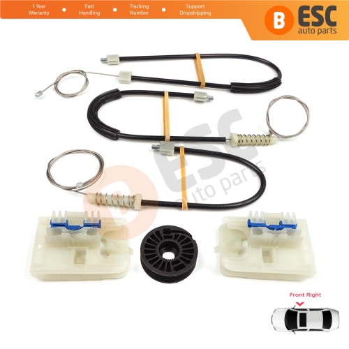Power Window Regulator Repair Kit Front Right Door for VW Passat B8 3G CB Magotan B8L 3G0837462