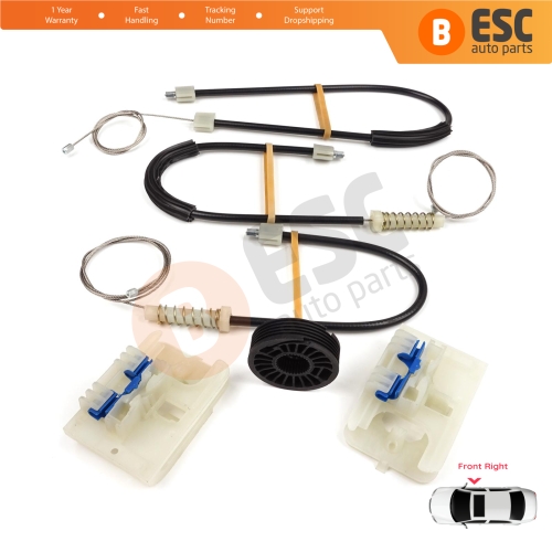 Power Window Regulator Repair Kit Front Right Door for VW Passat B8 3G CB Magotan B8L 3G0837462