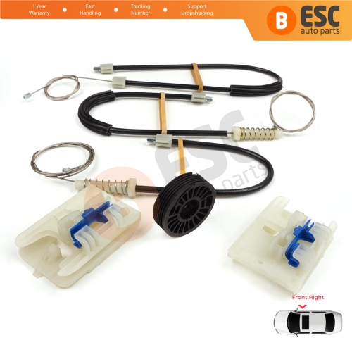 Power Window Regulator Repair Kit Front Right Door for VW Passat B8 3G CB Magotan B8L 3G0837462