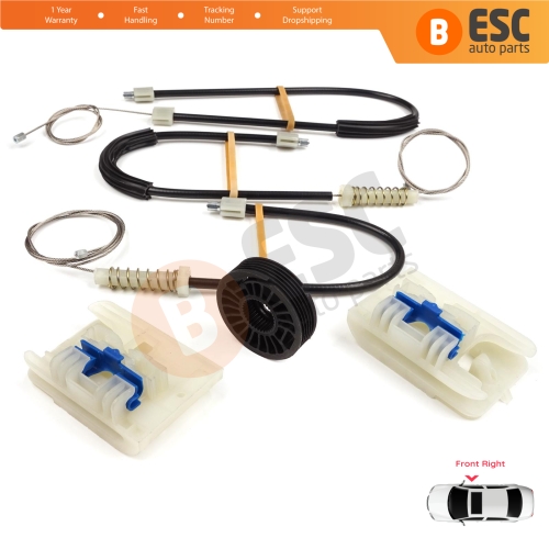 Power Window Regulator Repair Kit Front Right Door for VW Passat B8 3G CB Magotan B8L 3G0837462