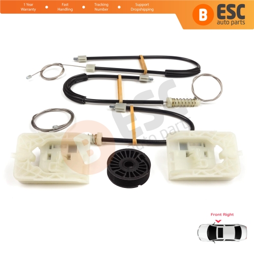 Power Window Regulator Repair Kit Front Right Door for VW Passat B8 3G CB Magotan B8L 3G0837462