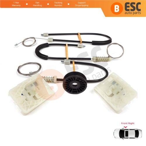 Power Window Regulator Repair Kit Front Right Door for VW Passat B8 3G CB Magotan B8L 3G0837462