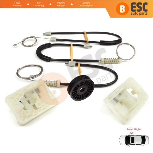 Power Window Regulator Repair Kit Front Right Door for VW Passat B8 3G CB Magotan B8L 3G0837462