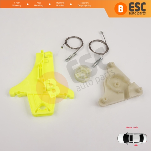 Power Window  Regulator Repair Kit Rear Left Door for VW Passat B6 3C2 3C5 B7 362 365 2010-2015 4/5 Door 3C4839755