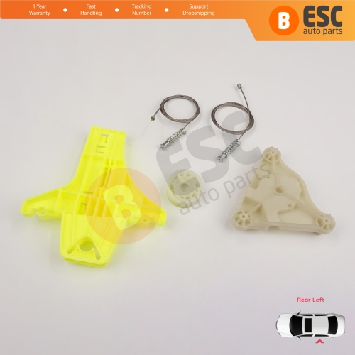 Power Window  Regulator Repair Kit Rear Left Door for VW Passat B6 3C2 3C5 B7 362 365 2010-2015 4/5 Door 3C4839755