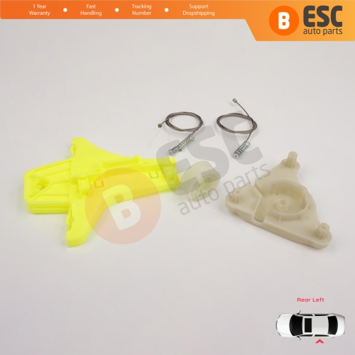 Power Window  Regulator Repair Kit Rear Left Door for VW Passat B6 3C2 3C5 B7 362 365 2010-2015 4/5 Door 3C4839755