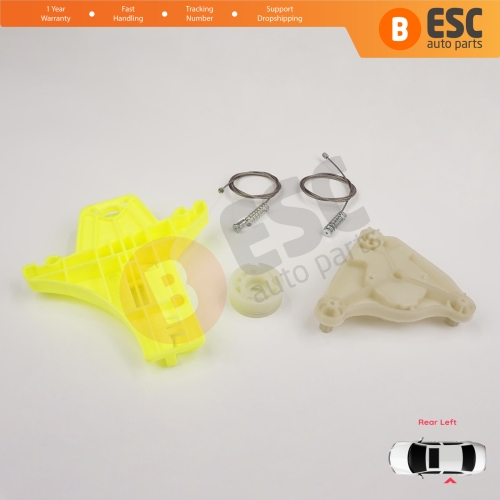 Power Window  Regulator Repair Kit Rear Left Door for VW Passat B6 3C2 3C5 B7 362 365 2010-2015 4/5 Door 3C4839755