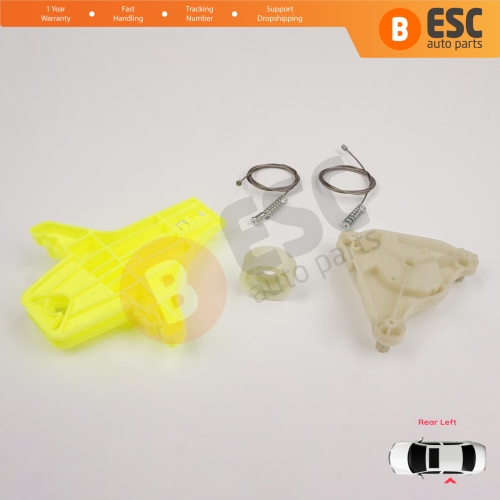 Power Window  Regulator Repair Kit Rear Left Door for VW Passat B6 3C2 3C5 B7 362 365 2010-2015 4/5 Door 3C4839755