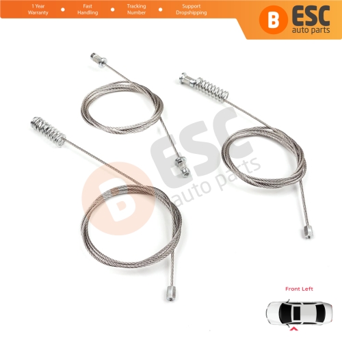 Power Window Regulator Repair Kit Front Left Door for VW Golf MK8 CD1 DA1 CG5 DB5 2019-2024 5-Door 5H0837401E