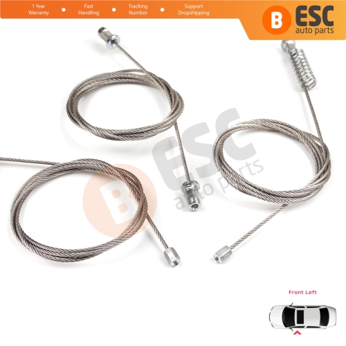 Power Window Regulator Repair Kit Front Left Door for VW Golf MK8 CD1 DA1 CG5 DB5 2019-2024 5-Door 5H0837401E