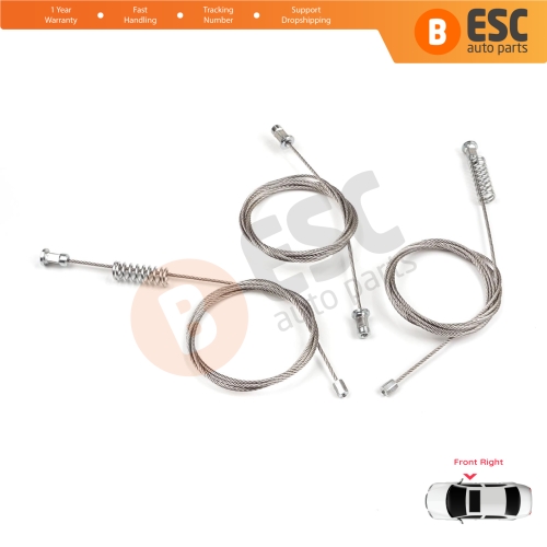 Power Window Regulator Repair Kit Front Right Door for VW Golf MK8 CD1 DA1 CG5 DB5 2019-2024 5-Door 5H0837402E