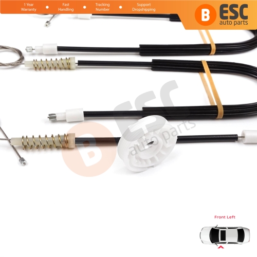 Power Window Regulator Repair Kit Front Left Door for Citroen C5 MK1 DC DE 2000-2007 9221P7