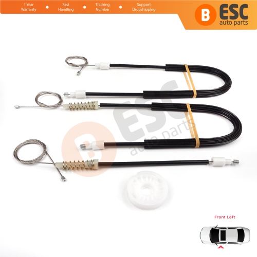 Power Window Regulator Repair Kit Front Left Door for Citroen C5 MK1 DC DE 2000-2007 9221P7