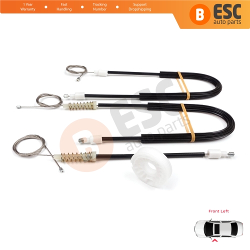 Power Window Regulator Repair Kit Front Left Door for Citroen C5 MK1 DC DE 2000-2007 9221P7
