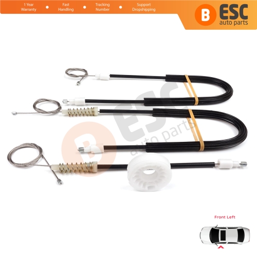 Power Window Regulator Repair Kit Front Left Door for Citroen C5 MK1 DC DE 2000-2007 9221P7