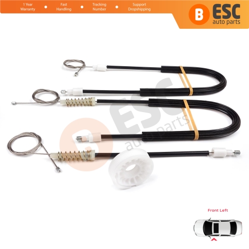 Power Window Regulator Repair Kit Front Left Door for Citroen C5 MK1 DC DE 2000-2007 9221P7