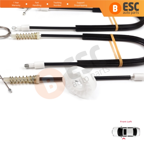 Power Window Regulator Repair Kit Front Left Door for Citroen C5 MK1 DC DE 2000-2007 9221P7