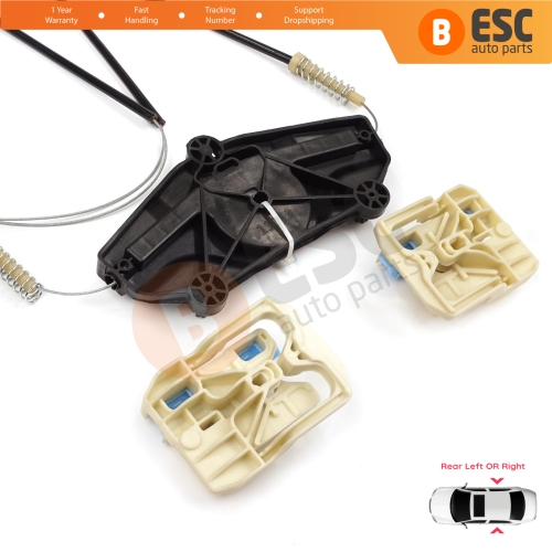 Power Window Regulator Repair Kit Rear Door for Audi A8 S8 A8L Quattro MK3 D4 4H 2010-2017 4H0839461 4H0839462