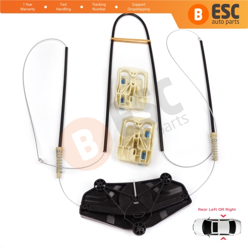 Power Window Regulator Repair Kit Rear Door for Audi A8 S8 A8L Quattro MK3 D4 4H 2010-2017 4H0839461 4H0839462