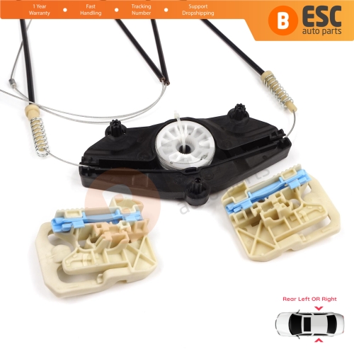 Power Window Regulator Repair Kit Rear Door for Audi A8 S8 A8L Quattro MK3 D4 4H 2010-2017 4H0839461 4H0839462