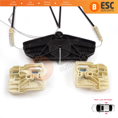 Power Window Regulator Repair Kit Rear Door for Audi A8 S8 A8L Quattro MK3 D4 4H 2010-2017 4H0839461 4H0839462